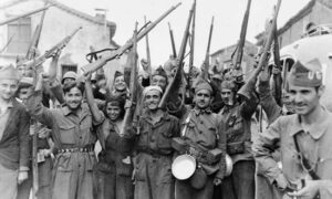 Milícia republicana espanhola na frente de Aragão em 1936